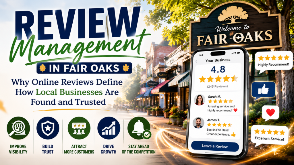 Review Management in Fair Oaks: Why Online Reviews Define How Local Businesses Are Found and Trusted
